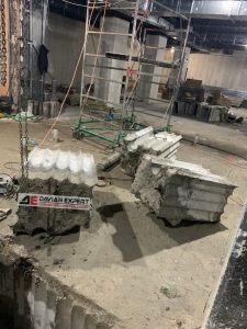 Proiect deschidere goluri in beton prin carotare